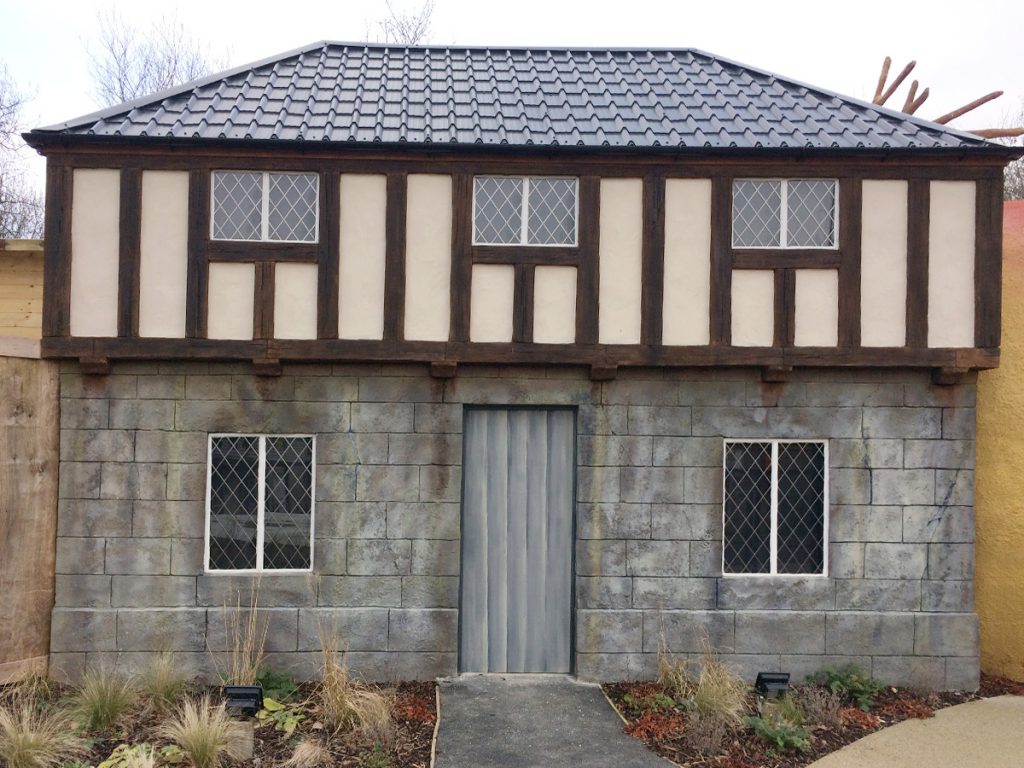 Themed set of a tudor style house